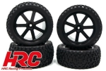 HRC61108K Reifen/F. 1:10 *12 Buggy Blocker - 2 vorne / 2 hinten